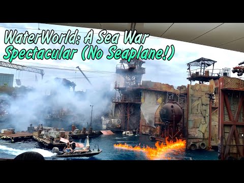 [4K] WaterWorld 2021 Universal Studios Hollywood FULL SHOW (NO SEAPLANE?)