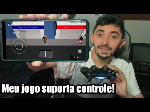 Como meu jogo se comporta com controles/gamepads