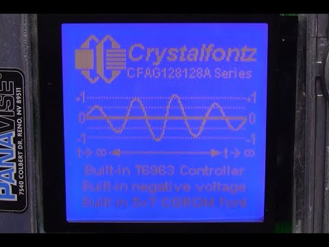 Crystalfontz CFAG128128A Series T6963 Controller 128x128 LCD Module