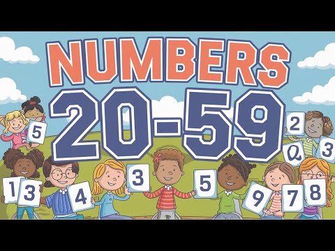 Numbers 20 to 59