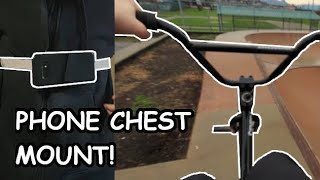 DIY Phone Chest Mount for BMX!