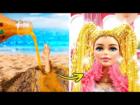 Glamourous ✨ Makeover 💅 for Doll 😍 DIY Doll Crafts By ChiLaLa, Cool Tool & La La Life 💖