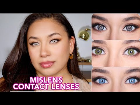 MISLENS CONTACT LENSES REVIEW | COLORED CONTACTS FOR BROWN EYES