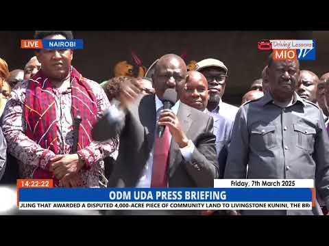 PRESIDENT RUTO'S SPEECH OUTSIDE KICC SHORTLY AFTER SIGNING A MEMO WITH RAIA ODINGA