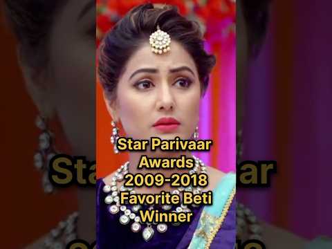 Star Parivaar Awards Favourite Beti Winner #starparivaarawards #yehrishtakyakehlatahai