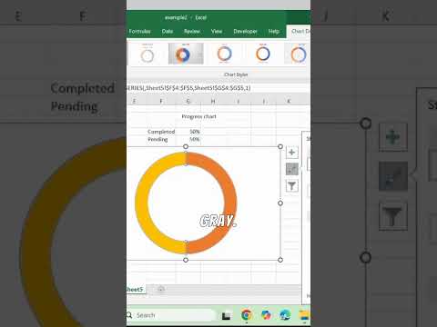 Quick Progress Chart In Excel