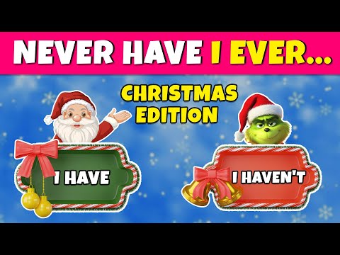 Never Have I Ever... | 🎅 Christmas Edition 🎄Quiz rainbow