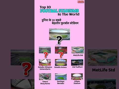 Top 10 Football ⚽️ Stadiums in the World 2025