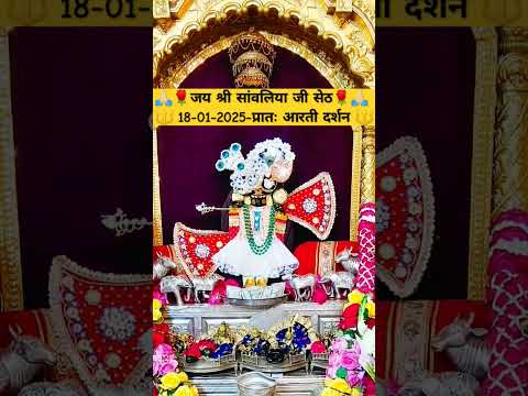 जय श्री सांवलिया जी सेठ 18-01-2025-प्रातः आरती दर्शन #sanwariyaseth #mandfiya #sanwaliya #shortsfeed