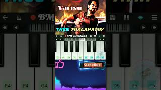 Varisu  - Thee Thalapathy | Easy Piano Tutorial | Walk band Tutorial | #shorts #trending #vijay