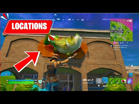 Dance Near Fish Trophies in Different Locations: Fortnite OG Quests #fortnitechallenges #fortniteog