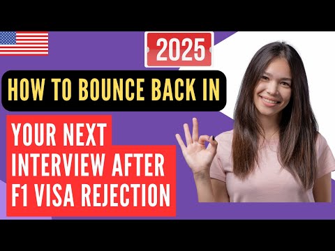 F1 Visa Rejection  How to Bounce Back in Your Next Interview