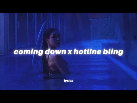 coming down x hotline bling (lyrics) tiktok version | the weekend & drake