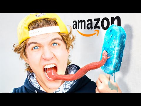 Buying BANNED AMAZON FOOD PRODUCTS?! (WEIRD FOODS)