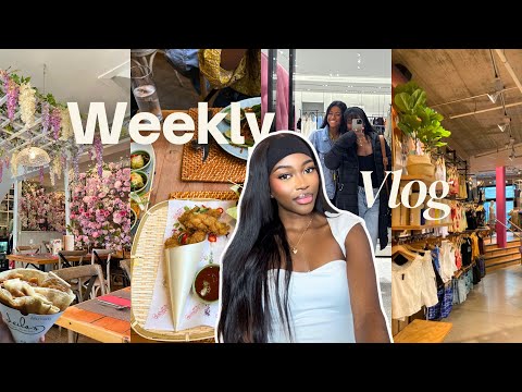 VLOG: Shopping for Valentines presents, gf dates, relaxing my hair, grocery shop ft She Said Yes