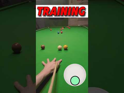 Snooker Training Shots 🚂 GoPro Headcam POV