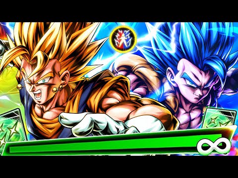 20 MILLION HP??? I made Fusing Super Vegito and Gogeta Blue IMMORTAL (Dragon Ball Legends)