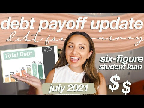 DEBT PAYOFF UPDATE JULY 2021 | my debt free journey