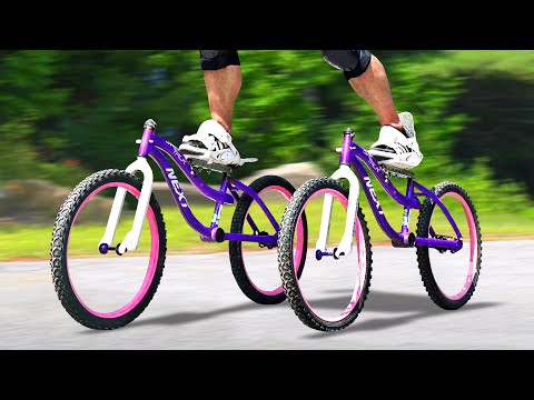 I Built Bicycle Rollerblades.