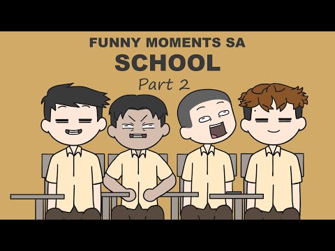 FUNNY MOMENTS SA SCHOOL PART 2 | Pinoy Animation