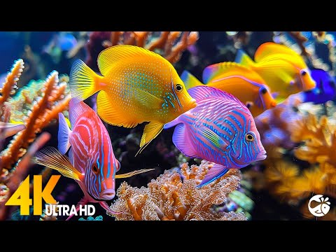 Aquarium 4K (ULTRA HD) - The Most Beautiful Fish In The World, The Ultimate Underwater Escape