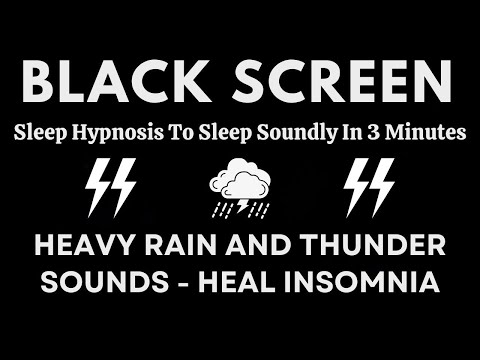 Meditation And Relaxation With Thunderstorm And Rain Sounds | Deep Healing | Emotional Peace