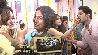 Deepika Chirag Celebrates Janvi Aka Urvashi Pardeshi's BDAY On Set | Dil Ko Tumse Pyaar Hua