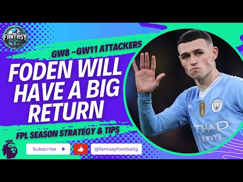 FPL GW8 to GW11 Most EXPLOSIVE Attackers | Fantasy Premier League Tips 2024/25