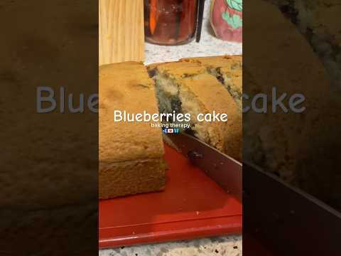 Cozy Blueberries cake #baking  #homebaking #cakebaking #shortsvideo