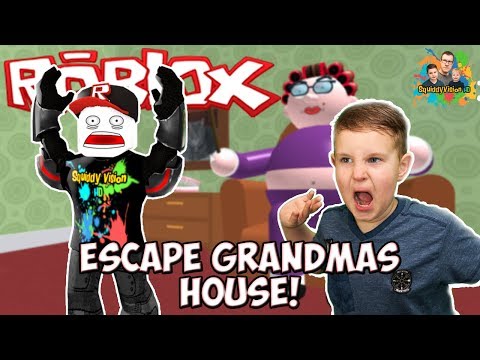 Escape Grandma's House Walkthrough | Roblox Obby | Squiddy Vision HD | RUN!!!!!!!