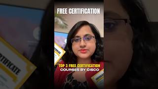 ✅Top 3 Free certification courses by CISCO #CISCOcertification #NetworkingSkills #techtraining