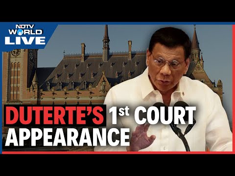 Rodrigo Duterte LIVE | Philippines Leader Duterte Appears Before International Criminal Court