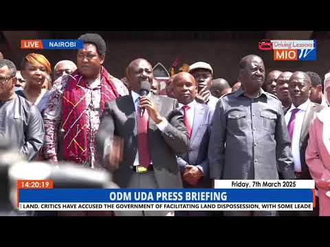 HAPPENING NOW ODM UDA PRESS BRIEFING