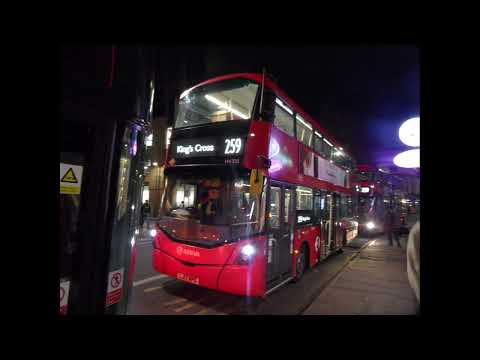 Gemini 3 Volvo B5LH Arriva HV332 LJ17WPD on 259 Terminated at King's Cross Station/Pentonville Road