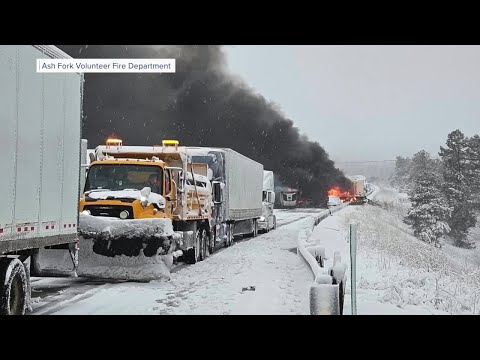 Flagstaff hit with another round of ice and snow