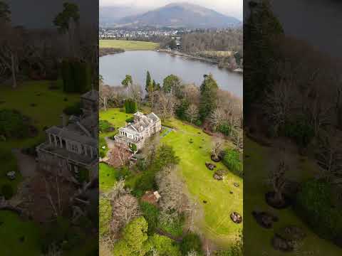 Island on  Derwentwater lake #shortsvideo #drone #derwentwater @Derwentwater island