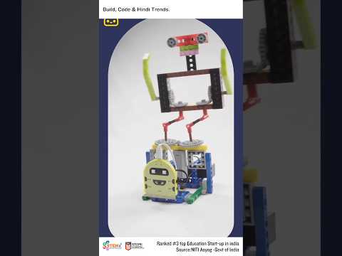 Robot dancing with the trend and it is made by Grade 8 student.#STEMx #AI #stem #technology#Robotics