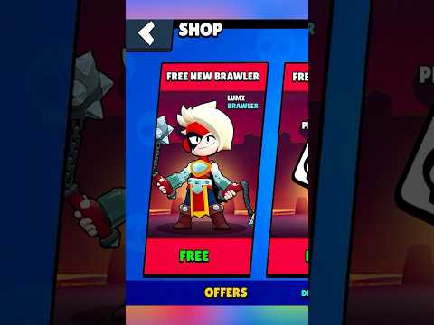 FREE NEW BRAWLER🔥🔥 #brawlstars