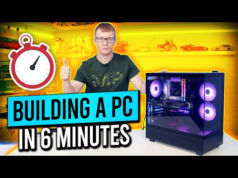 Building a PC in 6 Minutes - PC Building Speed Challenge