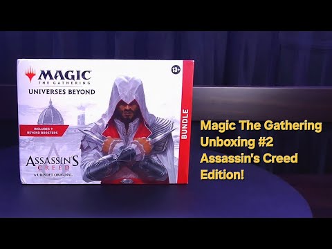 MTG Unboxing #2: Magic The Gathering Universes Beyond Assassin's Creed Bundle Edition!