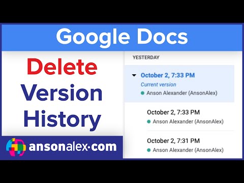 How to Delete Version History in Google Docs