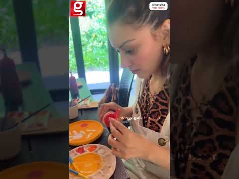 Hansika 😲இது எப்படி இருக்கு…? ok வா…பயங்கரனான Artist-ஆ இருப்பாங்களோ 💥