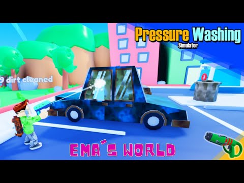 Pressure Wash Simulator - Roblox // Ema's World