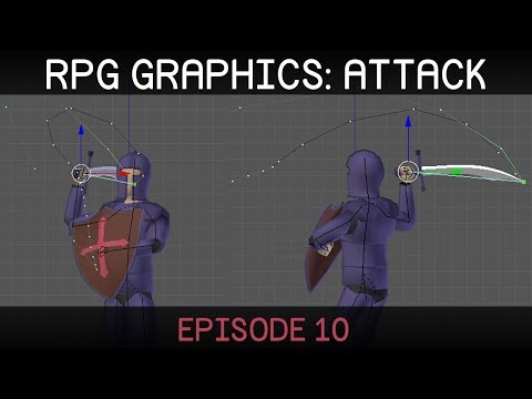 RPG graphics E10: Attack Animations [Blender]