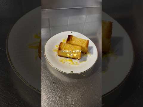 Lemon Cake ASMR  #baking #lemoncake #asmr #cake