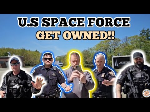 SPACE FORCE SECURITY *GET OWNED* LIEUTENANT TRIES TO *BAIT ME* TO TRESPASS DISMISSED/DRIVE OF SHAME