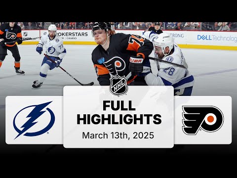 NHL Highlights | Lightning vs. Flyers | March 13, 2025