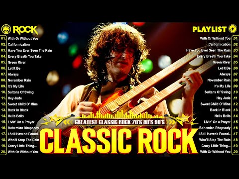 Guns N' Roses, Led Zeppelin, Scorpions, Metallica, ACDC, Queen 🔥 Classic Rock 70s 80s 90s Full Album