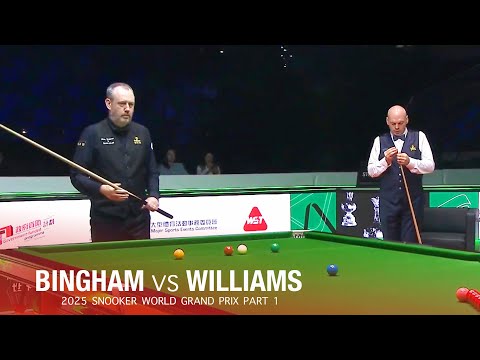 Stuart Bingham vs Mark Williams 2025 Snooker World Grand Prix Part 1