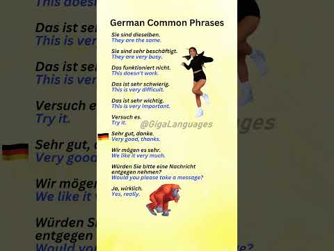 German Common Expressions Part 12 #LearnGerman #GermanPhrases